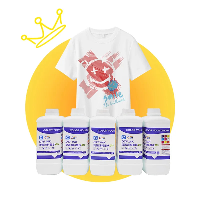 1000ml Water Based White Dtf Ink Pet Film Pigment Ink T Shirt Printing Ink