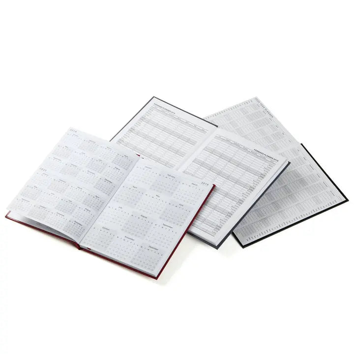Ningbo Factory Custom Printing High-end Business Pocket Portable Notebook Planner Journal with Pen & Tab Divider & Book case