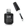 OEM Private Label UV Nail Gel Polish Top Coat 15ml Soak Soak High Shine Customizable Logo Colorful Soak UV Nail Gel Polish Top