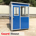 Modular Safe Metal Shack Elegant Sentry Box Temporary Kiosk Small Cabin Guard House Outdoor Modern Portable Security Booth