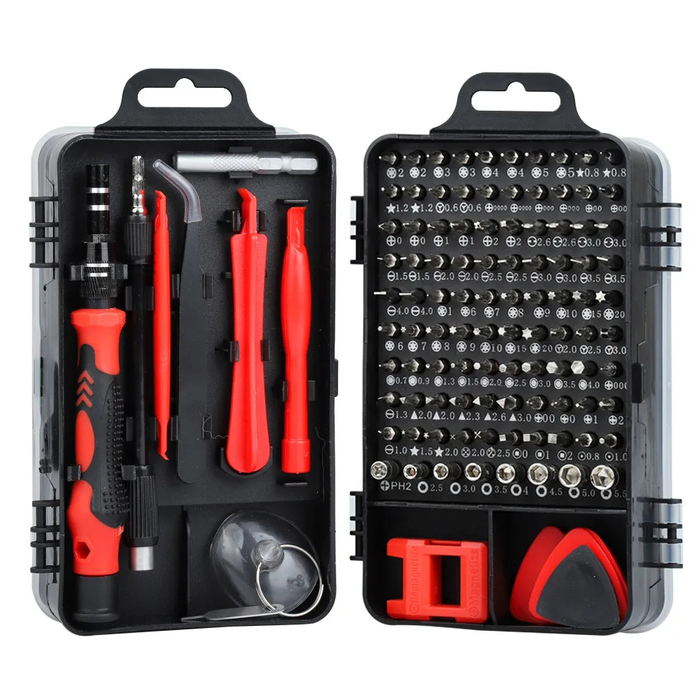 Wholesale Mini 115-in-1 Magnetic Screwdriver Bit Set Professional Repair Tool Precision Screwdriver Set for Mobile Phone