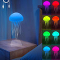 Personalized Branding Decoration Modern ABS USB Rechargeable LED RGB Multicolor Smart Jellyfish Night Light Bedroom Use Remote
