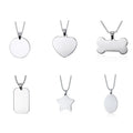 YK Custom LOGO Cheapest Mens Different Shape Stainless Steel Dog Tag