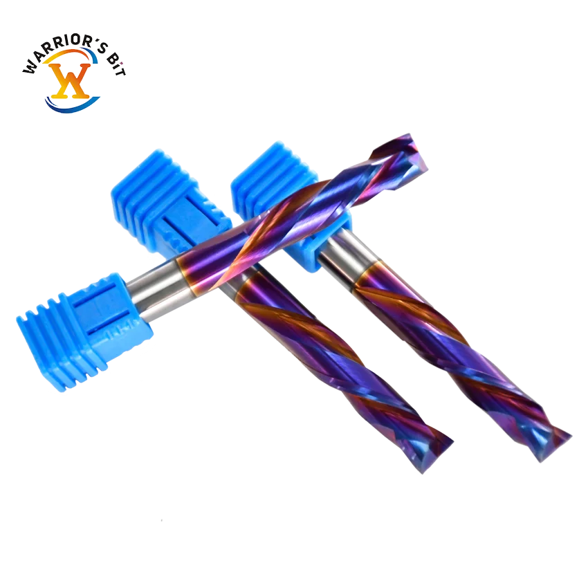 Solid Carbide Two-Flute End Mill up and Down Compression Cutter for Chipboard Milling OEM/ODM Customizable