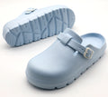 Women's Eco-friendly EVA Summer Garden Clogs Closed Toe Anti-Slippery Shoes From Raw Material for Spring and Autumn Home Use