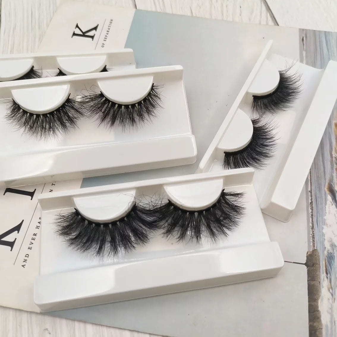 Faux Mink Eyelashes Vendor Wholesale Private Label Dramatic Natural Faux Mink Thick Long