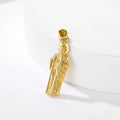 Christian Stainless Steel 18k PVD Gold Plated Catholicism Saint Religious Prayer Saint Jesus Fashion Jewelry Pendants Charms