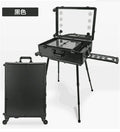 Tezelong Beauty Cosmetic 24inch Inside Led Makeup Carry case With 6 Lights