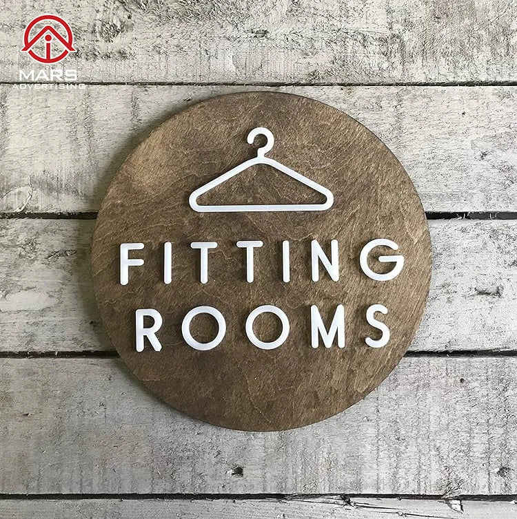 Custom Acrylic Metal Men's and Women's Locker Room Signs