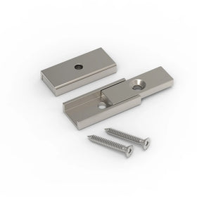 35lbs 16kg F30mm Nickel Coated Block Magnet with Countersunk Hole