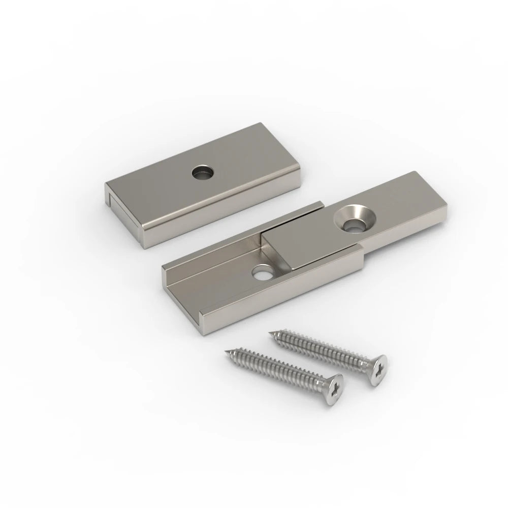 35lbs 16kg F30mm Nickel Coated Block Magnet with Countersunk Hole