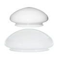 Factory Opal White Matte Hand Blown Glass Lamp Shade Victorian Indoor Ceiling Lamp Eco-Friendly Easy Installation