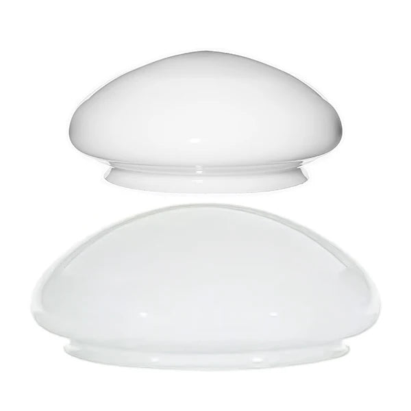 Factory Opal White Matte Hand Blown Glass Lamp Shade Victorian Indoor Ceiling Lamp Eco-Friendly Easy Installation