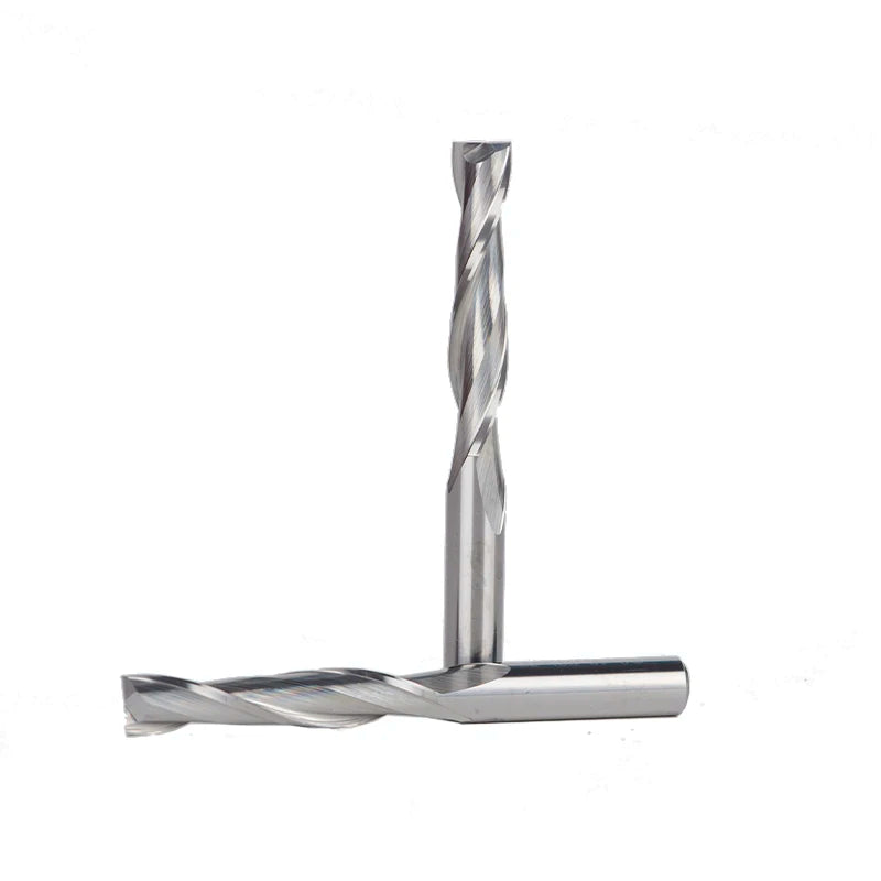 Weix High Precision Solid Carbide Tungsten Two Flutes Spiral End Mill CNC Router Bit Milling Cutter for Woodworking