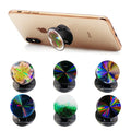 Early Riser New Design DIY Holographic Mold 4 Cavity 6 Cavity Round Coaster Tray Silicone Mold for Mobile Phones Holder Moulds
