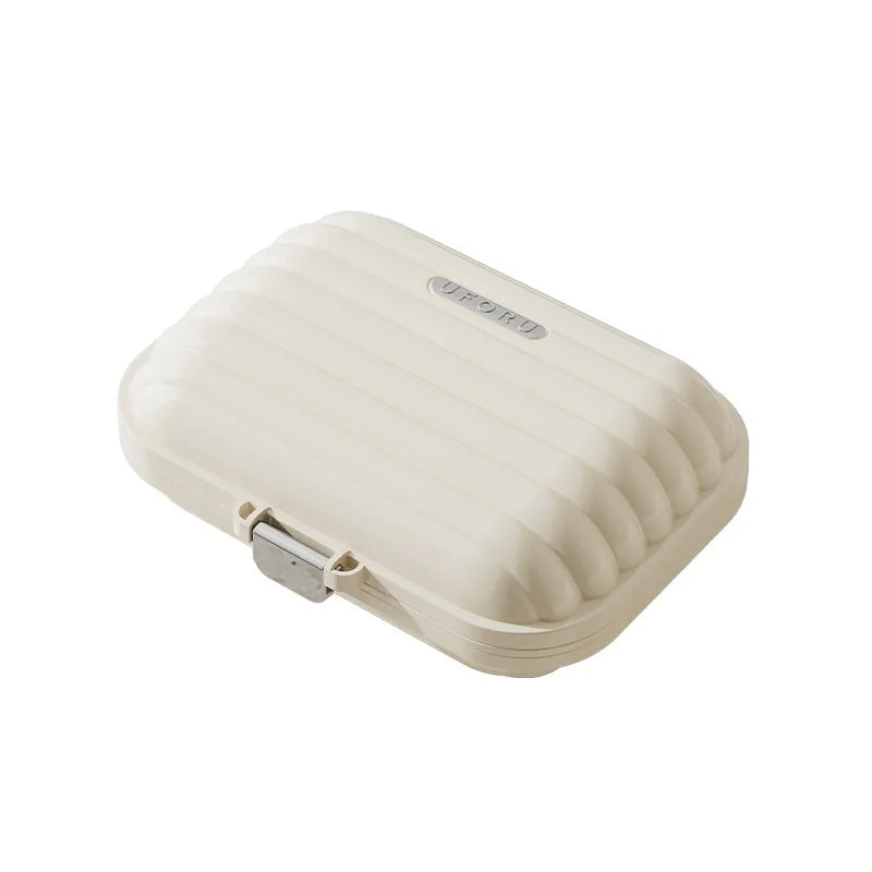 Modern Portable Double-Sealed PP Plastic Jewelry Medicine Pill Storage Compartment Moisture-Proof Travel Jewelry Box Injection