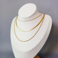 Hot Selling New Stainless Steel Snake Bone Charm Necklace 18K Gold-Plated Link Chain Multi-Layer Women's Fashion Gift