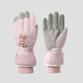New Design Windproof Outdoor Plush Lining Fashion Ladies Custom Thermal Winter Touchscreen Gloves
