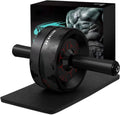 Custom Logo Eco Gym Ab Wheel Muscle Roller Multi-Function Home Fitness Exercise Equipment with Knee Pad for Home Use