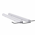 Stock Aluminum LED Tri Proof Light 40W 60W 4000k Single and Double Tube LED Lamp for Warehouse Workshop Lighting