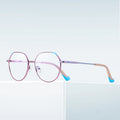 Ready Stock Candy Color Metal Glasses Frame Anti-Blue Light Optical Frames Spectacles for Women Prescription Glasses