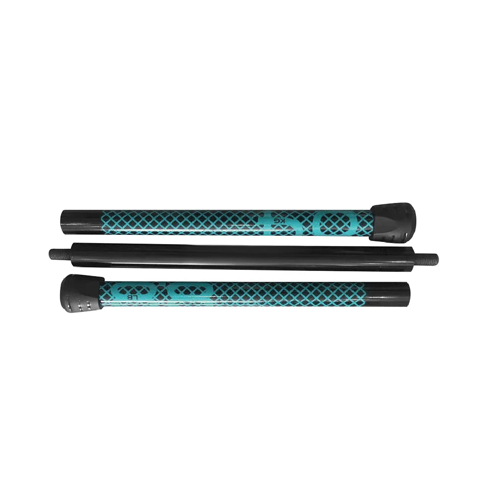 Pilates Bar with Resistance Bands Home Gym Workout Bar Portable 3-Section Exercise Pilates Sticks Bar