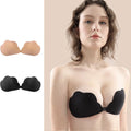 Women Cloud Shape Sticky Adhesive Front Closure Strapless Push up Bras for Wedding Dress