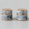 Marble Color Luxury Plastic 50g Skin Care Cream Cosmetic Jar 50ml Nail Gel Pot Container Packing