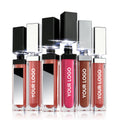 Light up Silver Lip Gloss Tudes Lip Plumper Gloss Vendor clear Vegan Glossy Lip Gloss With Box and logo