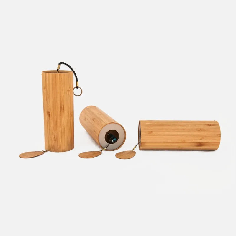 Chakra Sound Healing & Yoga Wooden Bamboo Wind Chimes Bells for Meditation