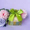 Nice Quality Green Series Organza Bags for Sweets Pouches Organza Drawstring Coins Bags