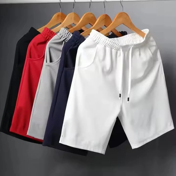 OEM Custom Logo Men's Gym Running Shorts Quick Dry Breathable Polyester with Drawstring Closure Big Size Sports Casual Style MegaBDM