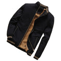Men Bomber Jackets Casual Male Outwear Fleece Thick Warm Windbreaker Jacket Mens Baseball Coats Clothing