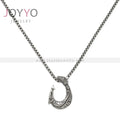 2022 Punk Cool Men Jewelry 316 Stainless Steel Viking Ship Anchor Hook Pendant