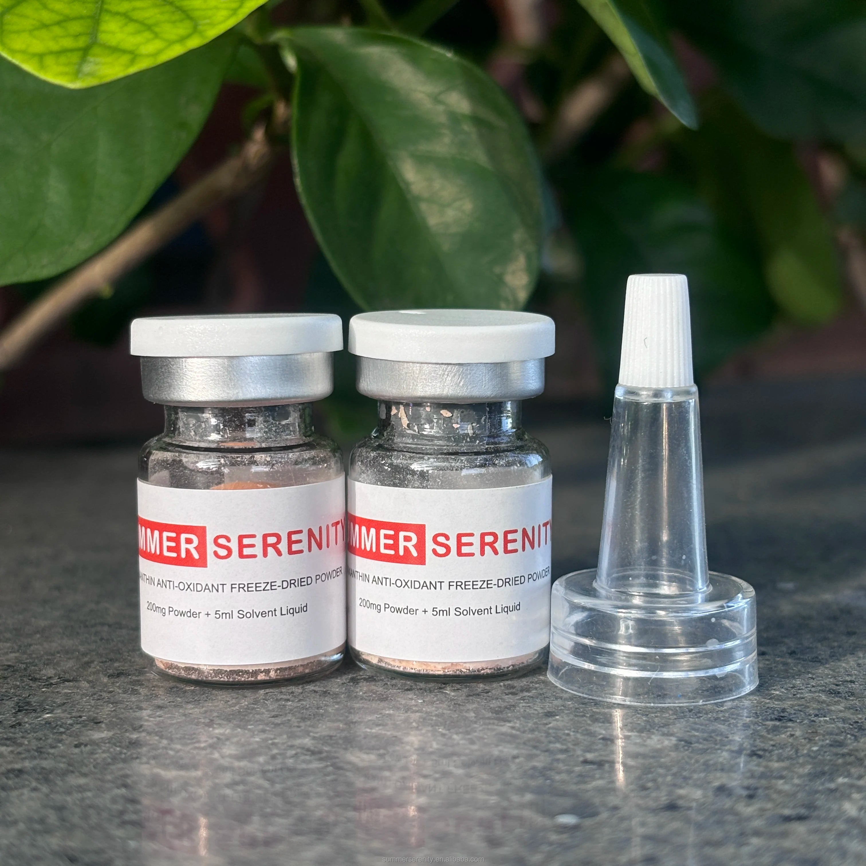 Anti-ageing Astaxanthin Lyophilized Powder Face Essence Whitening Brightening Skin Revitalizer Freeze Dried Skincare Powder