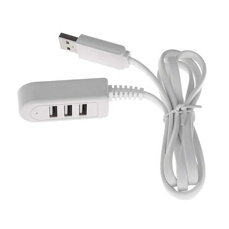 Factory Price 3 USB 1.2m Extension Cord Splitter for Laptop PC Computer Cable Data Charger Phone Hub 3A Adapter MegaBDM