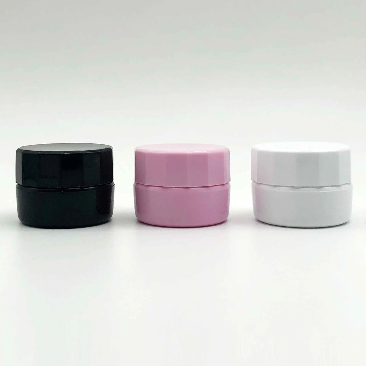 New Model 5ml Plastic Nail Polish Glue Bottle Stock Painted Jar for Nail Cream PP Material