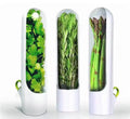 Kitchen Herb Savor Pods Storage Container Freshness Herb Keeper Transparent Refrigerator Herb Saver Food Storage Container