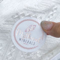 Customized Business Brand Logo Adhesive Food Labels Waterproof Vinyl Sealing Round Paper Packaging Recycle Paper Sticker Labels