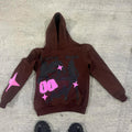 OEM Manufacturer's Custom Unisex 100% Cotton Streetwear Hoodie Heavyweight 400gsm Oversized Distressed Design Puff Printing Men