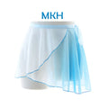 Women's Dance Skirts Short Sheer With Tie Waist