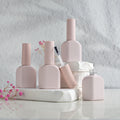 Luxury Sale 12ml Cute Pink Empty Luxury Square Nail Polish Bottle for Sale Design Your Own Nail Polish Bottle