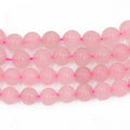Wholesale 6mm 8mm 10 mm Round Natural Stone Rose Quartz Stone Loose Beads for Jewelry Making