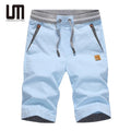 Liu Ming Hot Fashion Style Summer Casual Drawstring Elastic Waist Comfortable Cotton Beach Board Shorts for Men