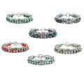 Men's New Fashion Malachite Metal Beaded Hip Hop Bracelet Wholesale Fashion Jewelry Bracelets & Bangles