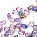Natural Color Sapphire Emerald Shape 3*4mm Loose Gemstone Natural Mix Sapphire for Jewelry Making
