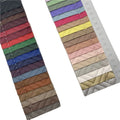 Embroidered Quilted Diamond Stitched Leather for Car Seat Fashion Bag Making