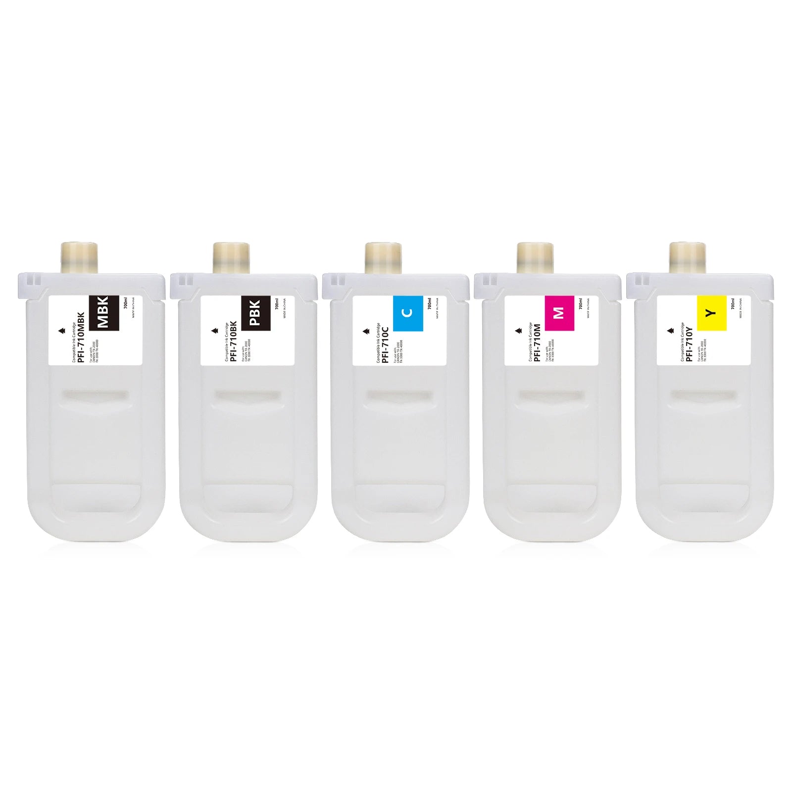 700ml PFI 710 PFI710 PFI-710 Full Refillable Pigment Ink Cartridge for CANON Ipf TX-2000 TX-3000 TX-4000 Printers