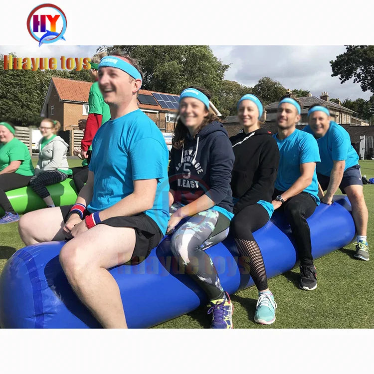 Hot Sale Inflatable Team Building Games Inflatable Bouncy Sausage Racing
