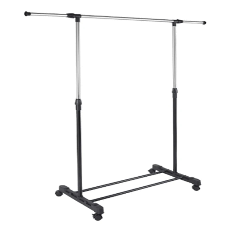 Adjustable Multi-Size Metal Clothing Shelves Multi-Functional Cloth Hanger Rack Standing Type Living Room Storage Holders